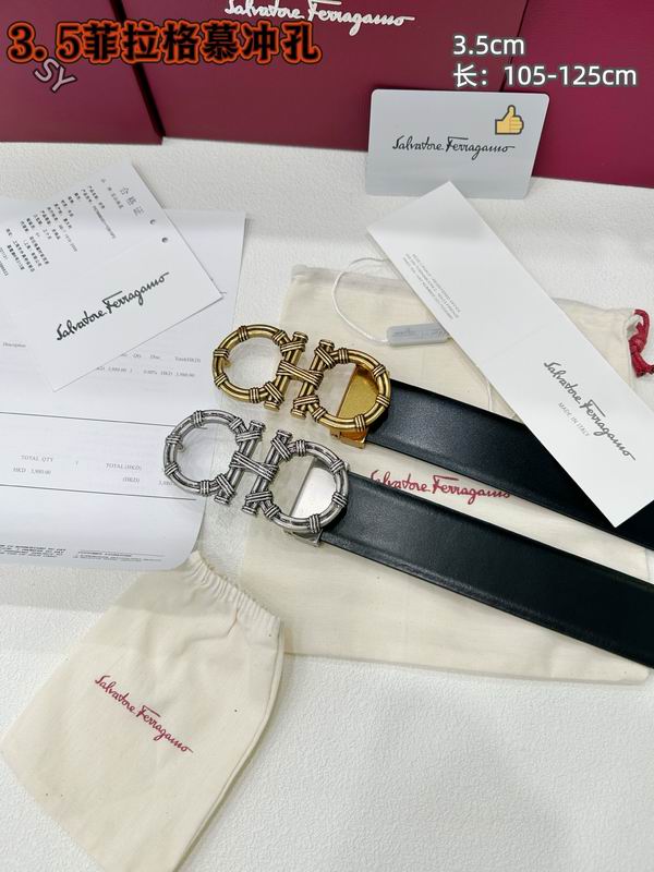 Ferragamo belt 35mmX105-125cm 8L263